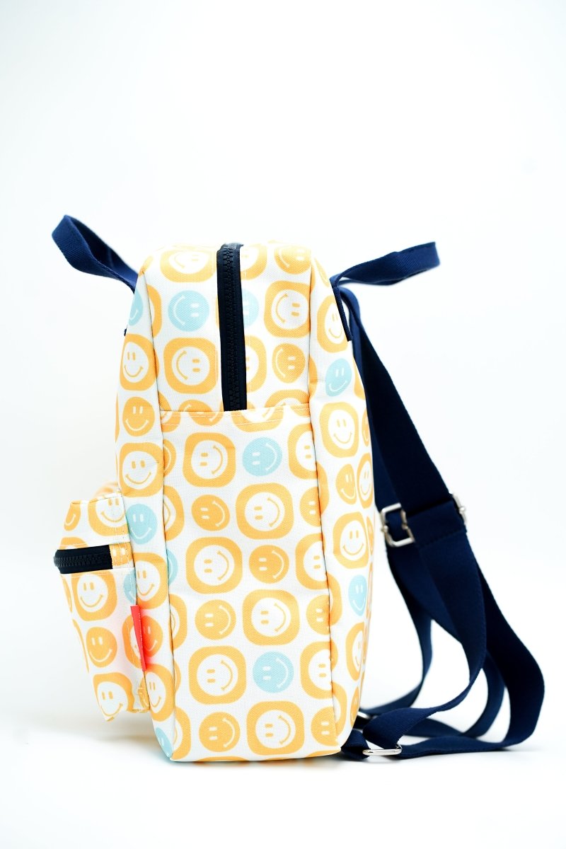 Geborduurde rugzak Smiley - velvexo
