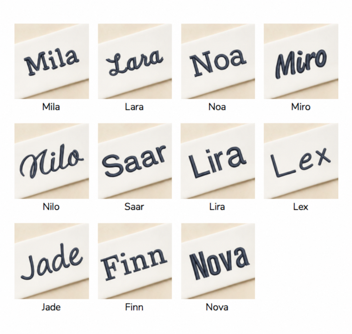 VELVEXO lettertype voorbeelden