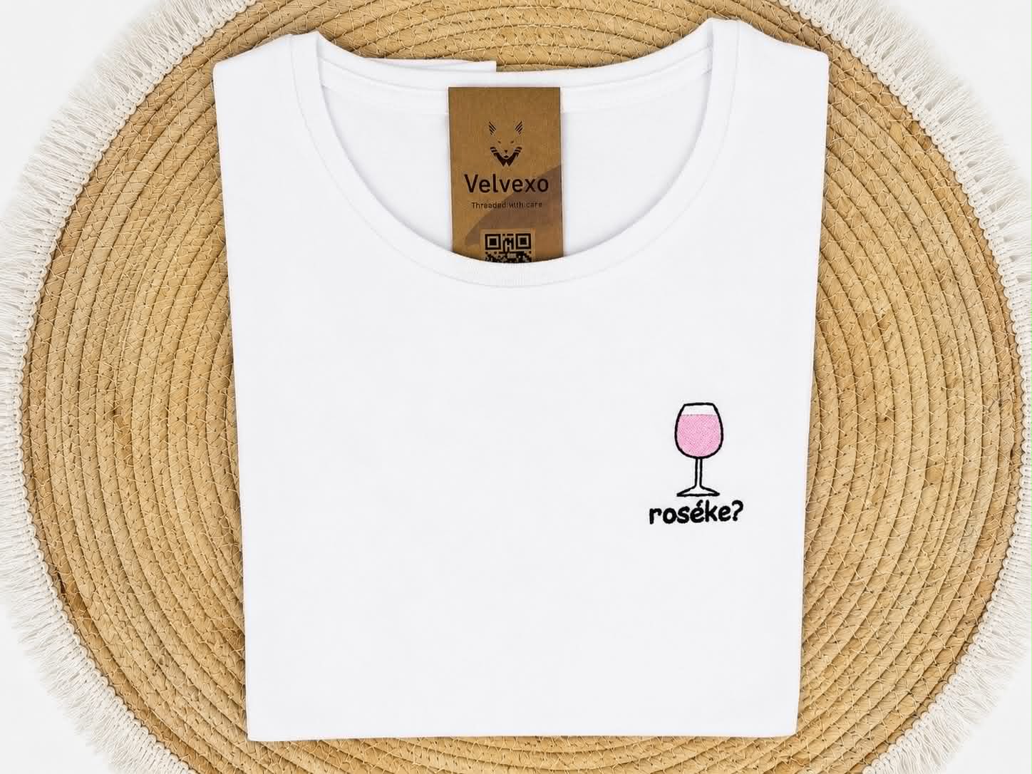 Geborduurde T-shirt Roséke?