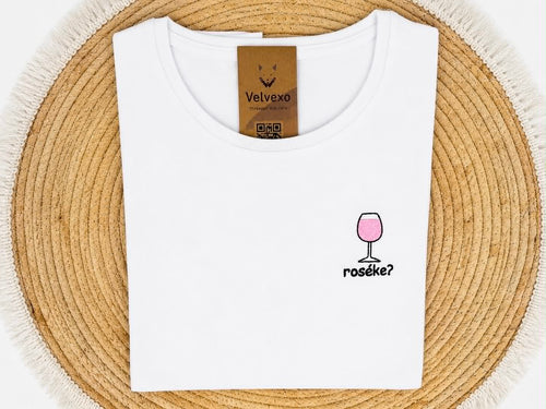 Geborduurde T-shirt Roséke?