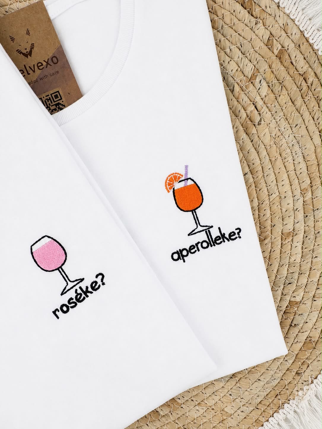 Geborduurde T-shirt Roséke?