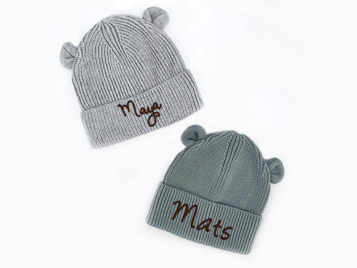 Baby muts met oortjes - velvexo