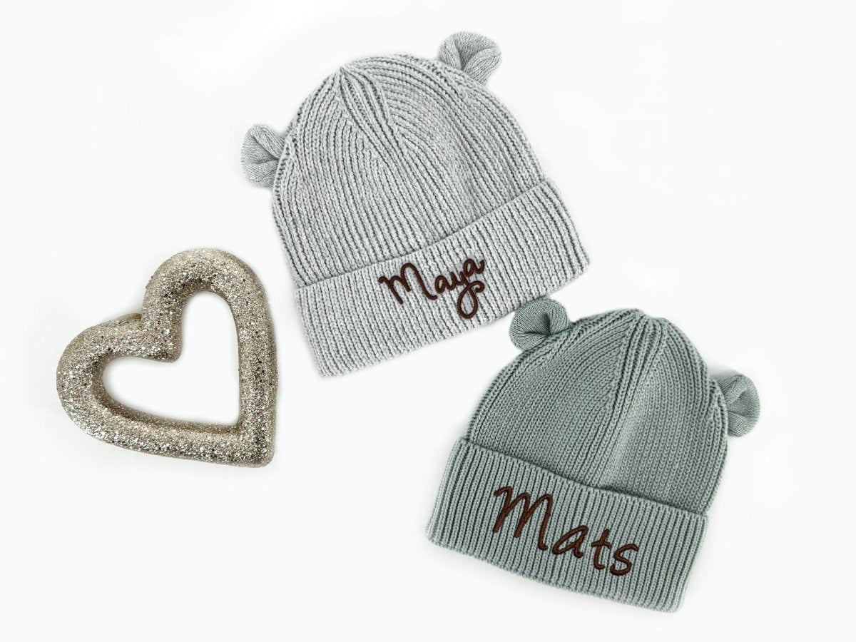 Baby muts met oortjes - velvexo