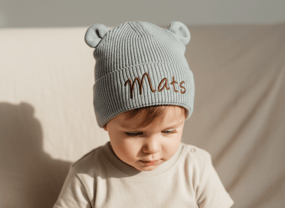 Baby muts met oortjes - velvexo