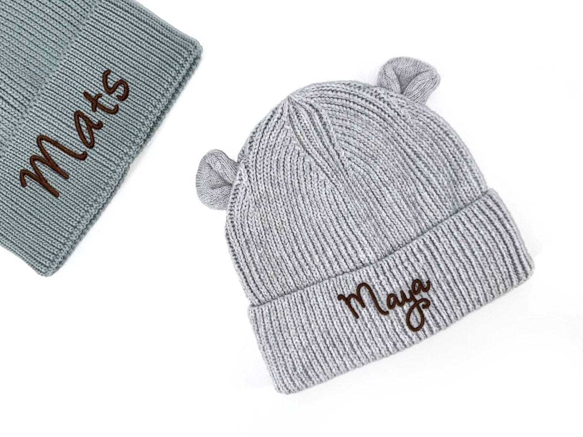 Baby muts met oortjes - velvexo