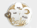 Babyset met naam – Romper, muts & slab - velvexo