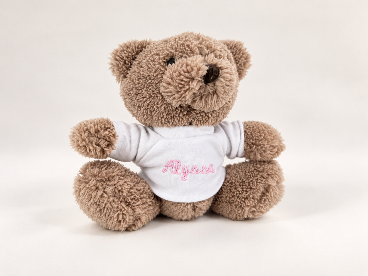 Knuffel met naam in doosje