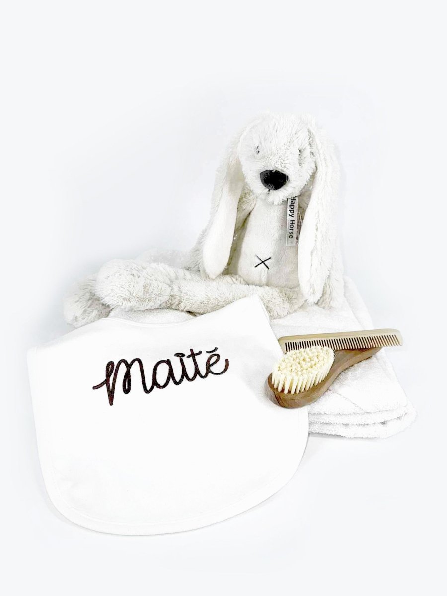 Complete babyset met naam – Luxe kraamcadeau - velvexo
