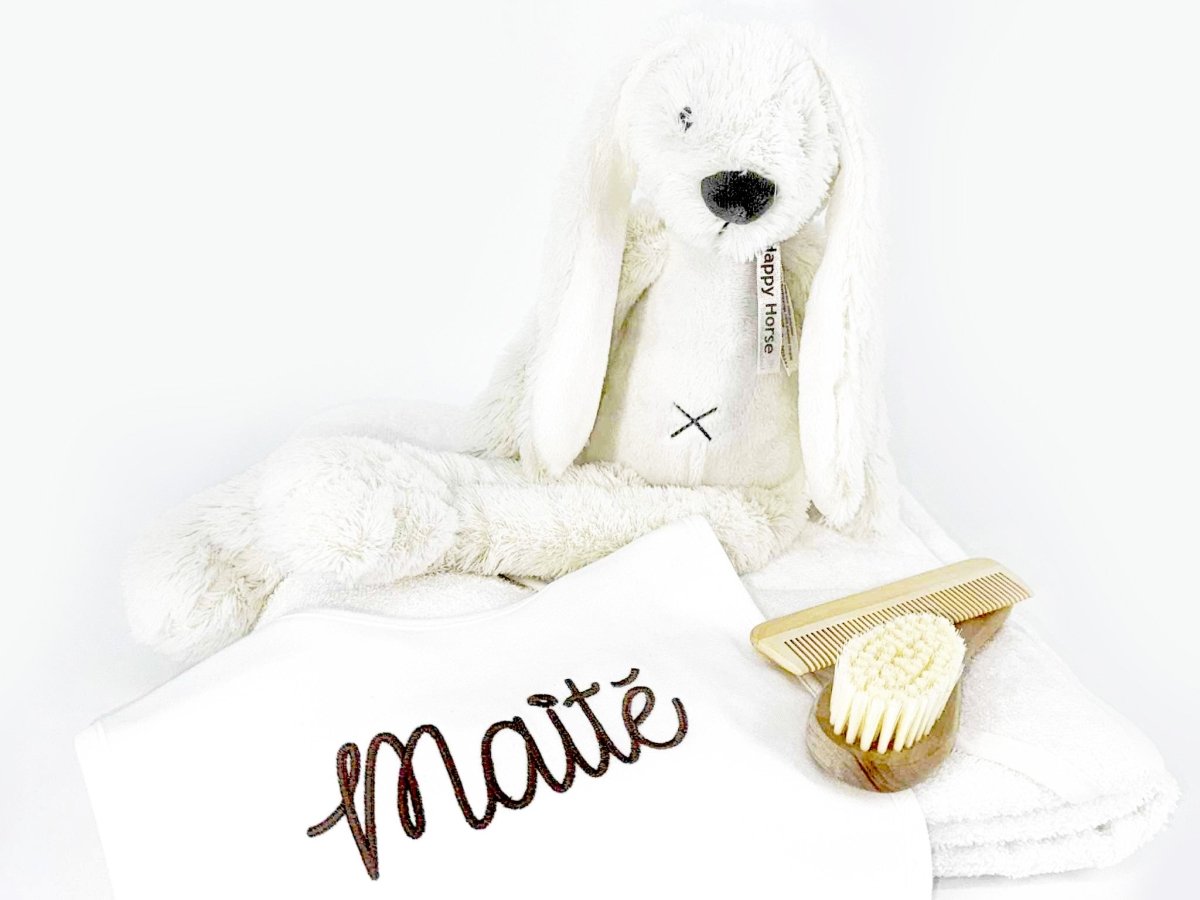 Complete babyset met naam – Luxe kraamcadeau - velvexo