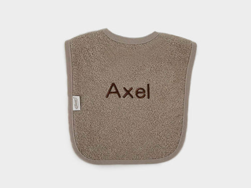 Cream slab met bruin knuffeldoekje – set met naam Happy Horse Richie