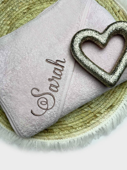 Geborduurde kinder badcape - velvexo