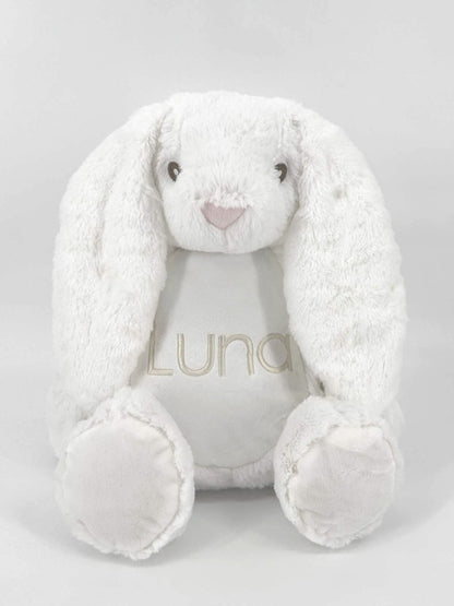 Geborduurde knuffelkonijn met naam - velvexo