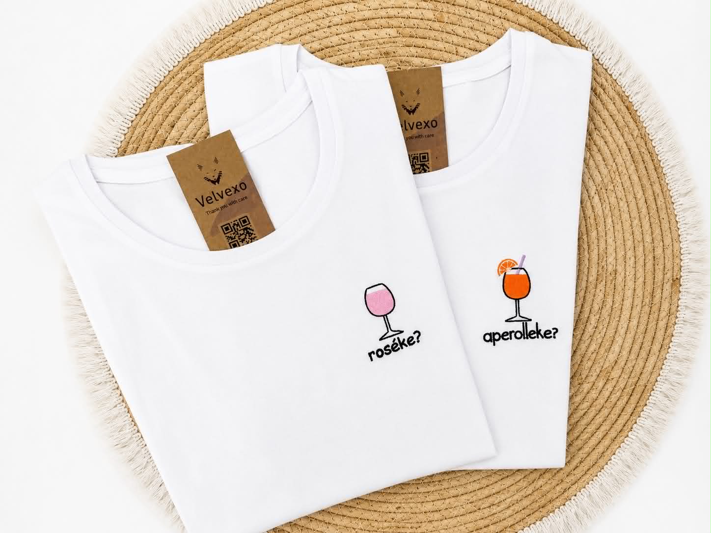 Geborduurde T-shirt Aperolleke?