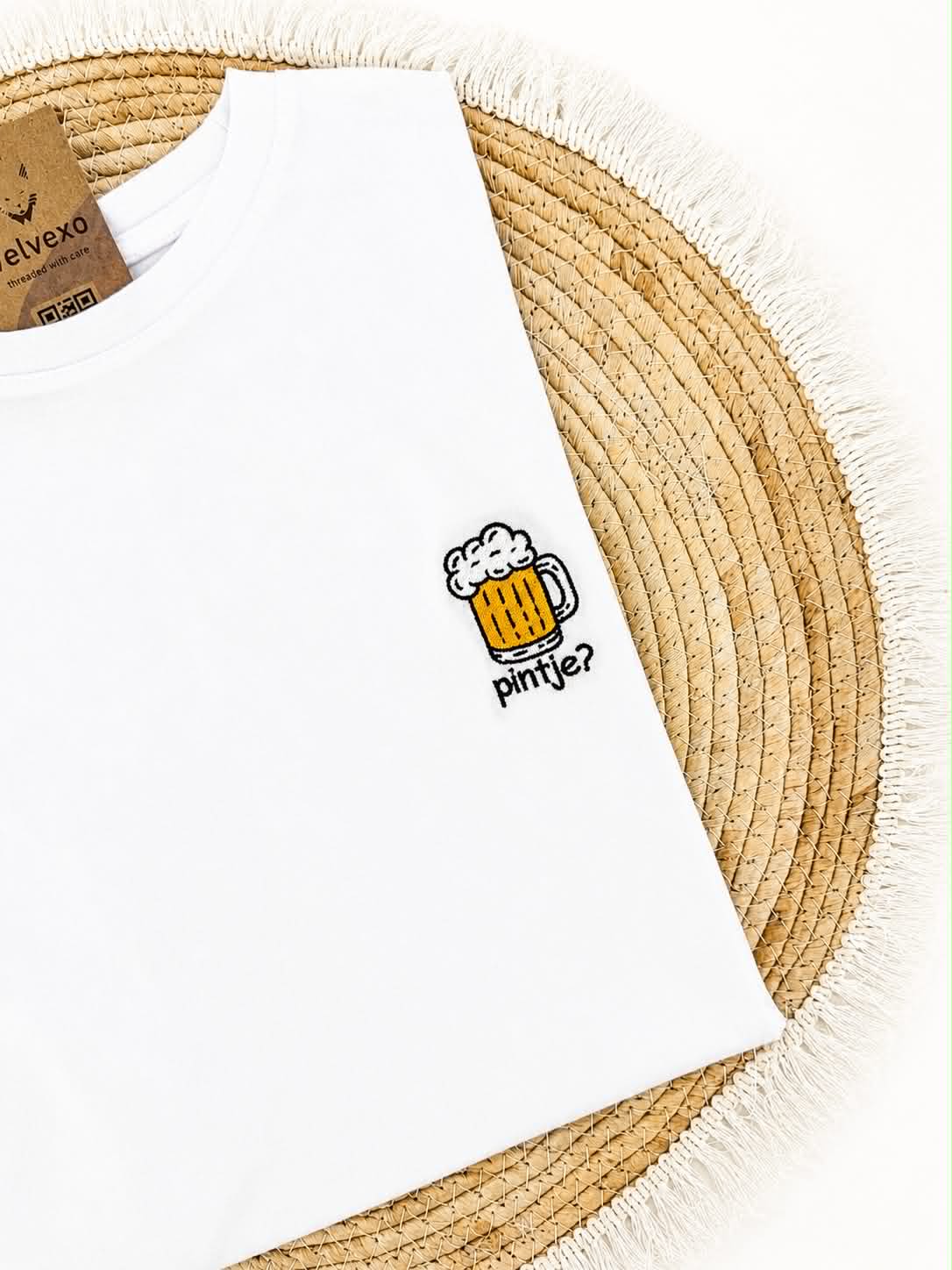Geborduurde T-shirt Pintje?