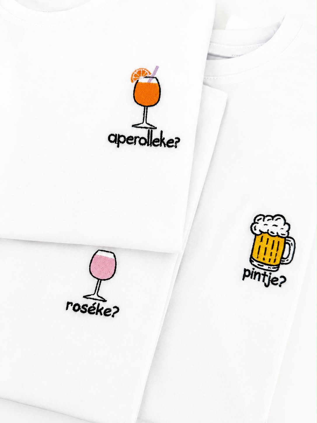 Geborduurde T-shirt Pintje?