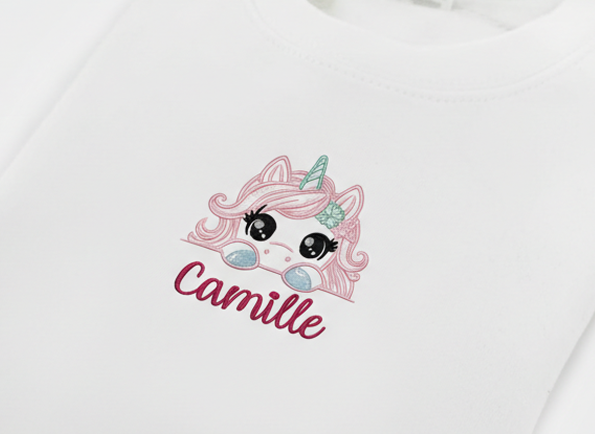 Kinder sweater met eenhoorn