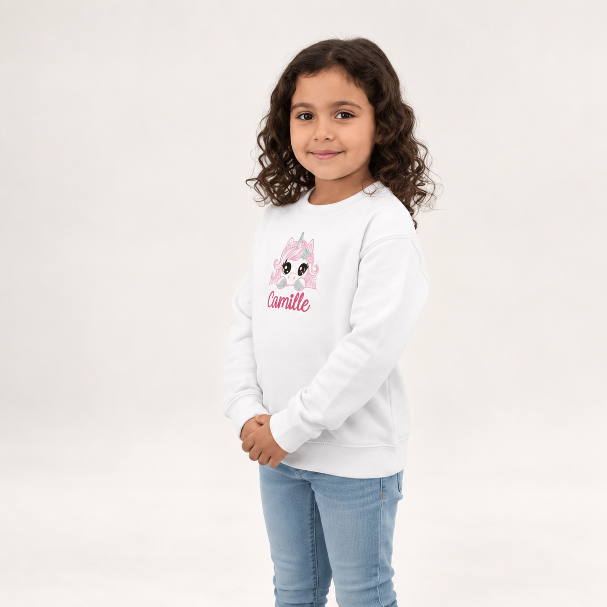 Kinder sweater met eenhoorn