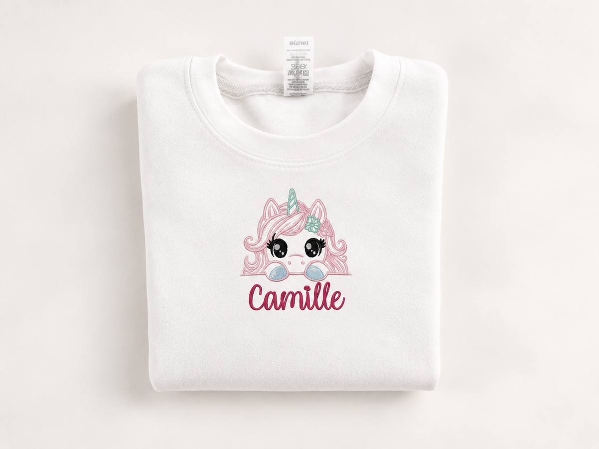 Kinder sweater met eenhoorn