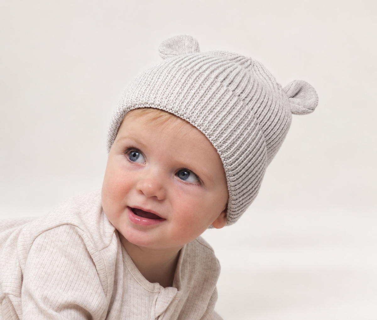 Babymuts met naam & oortjes