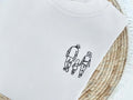 Gepersonaliseerde familie sweater met borstborduring - velvexo