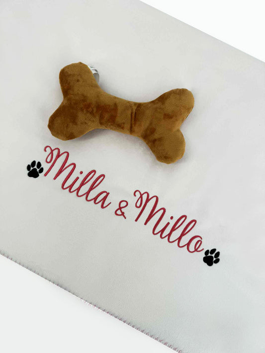 Gepersonaliseerd dieren deken voor hond of kat