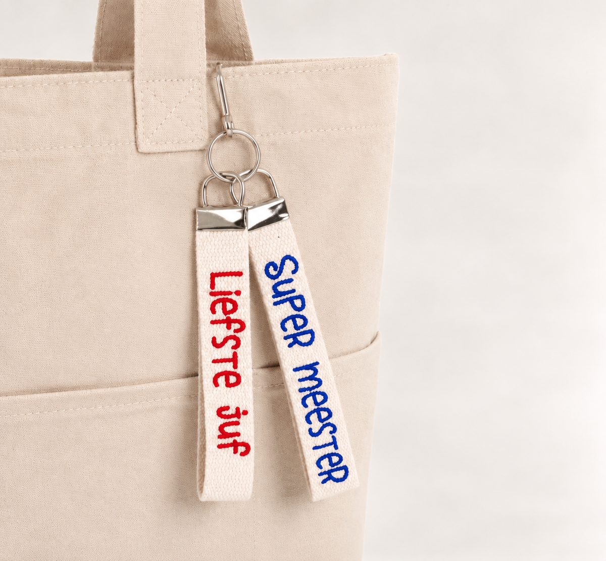 Sleutelhanger voor juf of meester