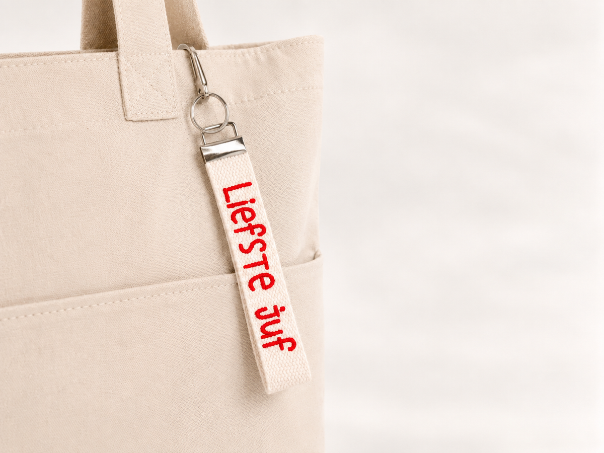 Sleutelhanger voor juf of meester