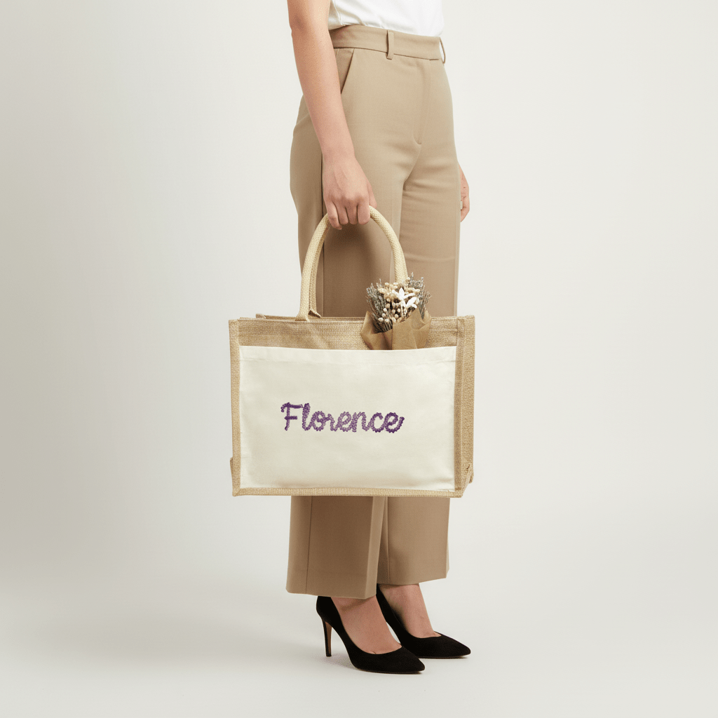 Jute shopper - velvexo