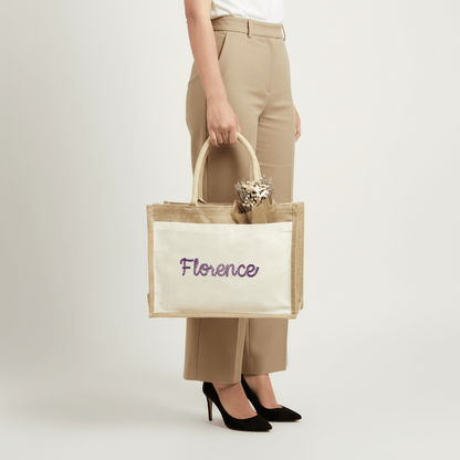 Jute shopper - velvexo