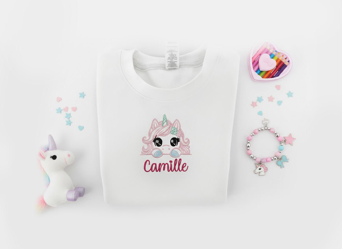 Kinder sweater met eenhoorn - velvexo