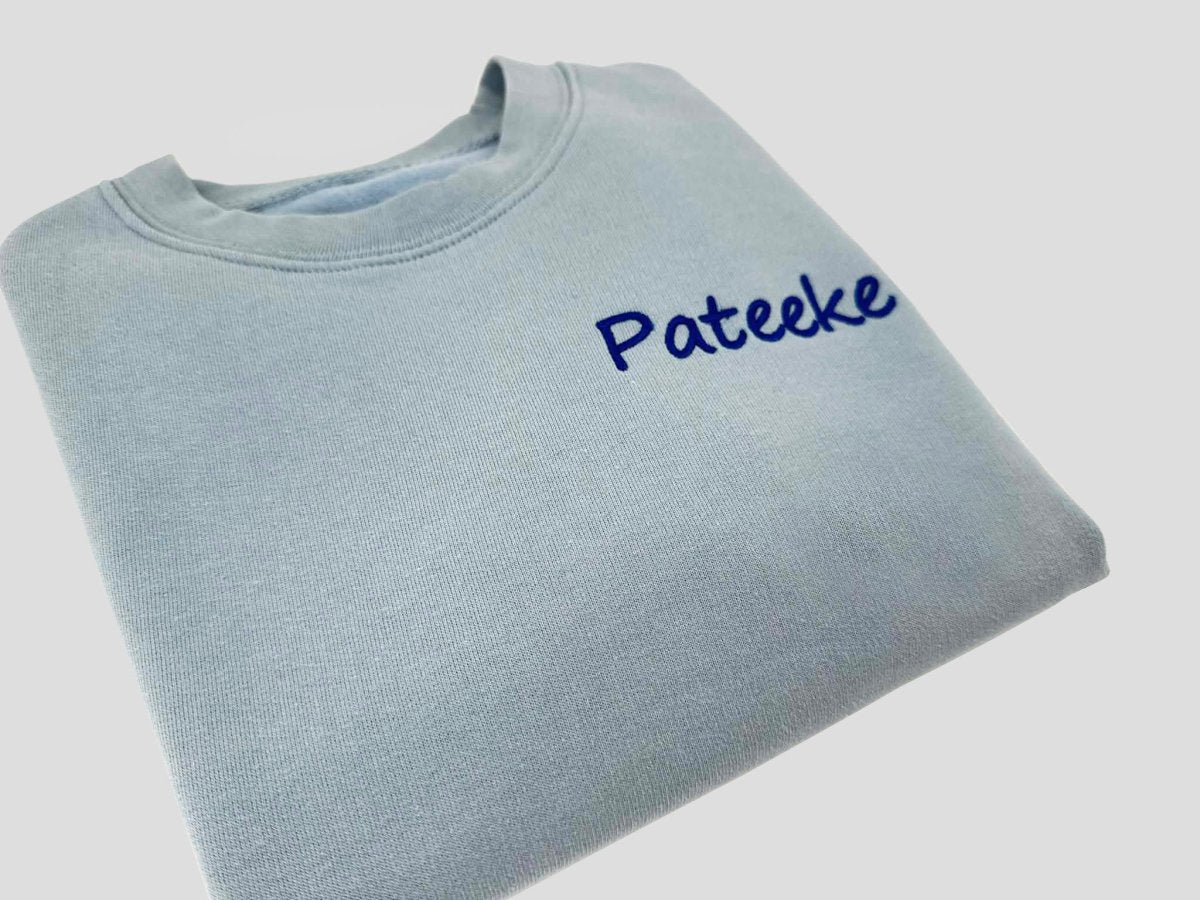Kindertrui pateeke– Geborduurde sweater voor kinderen - velvexo