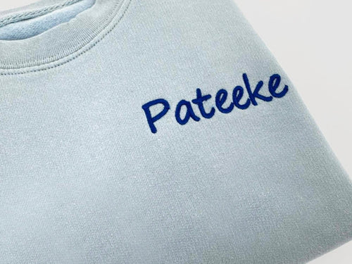 Kindertrui pateeke– Geborduurde sweater voor kinderen - velvexo
