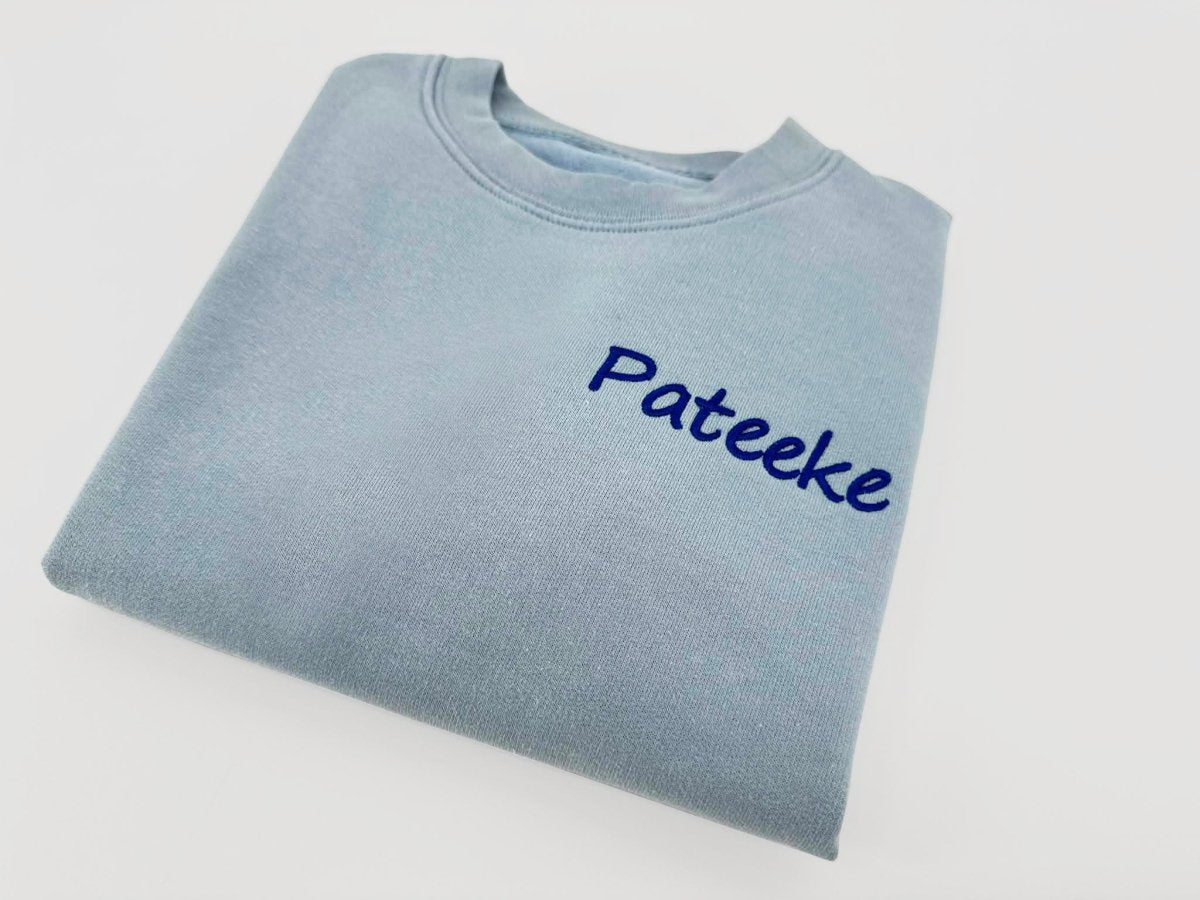 Kindertrui pateeke– Geborduurde sweater voor kinderen - velvexo
