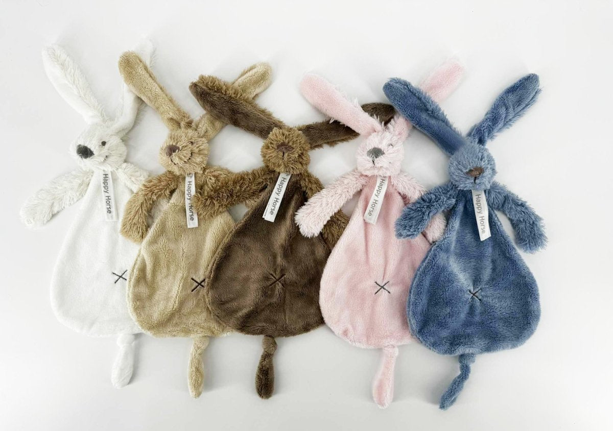 Knuffeldoekje Happy Horse Rabbit Richie roze - velvexo