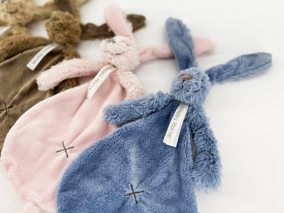 Knuffeldoekje Happy Horse Rabbit Richie roze - velvexo