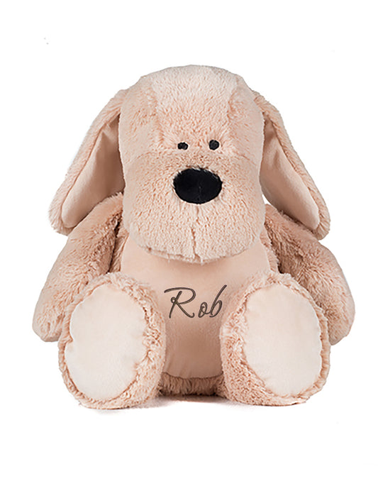 Knuffelhond met naam