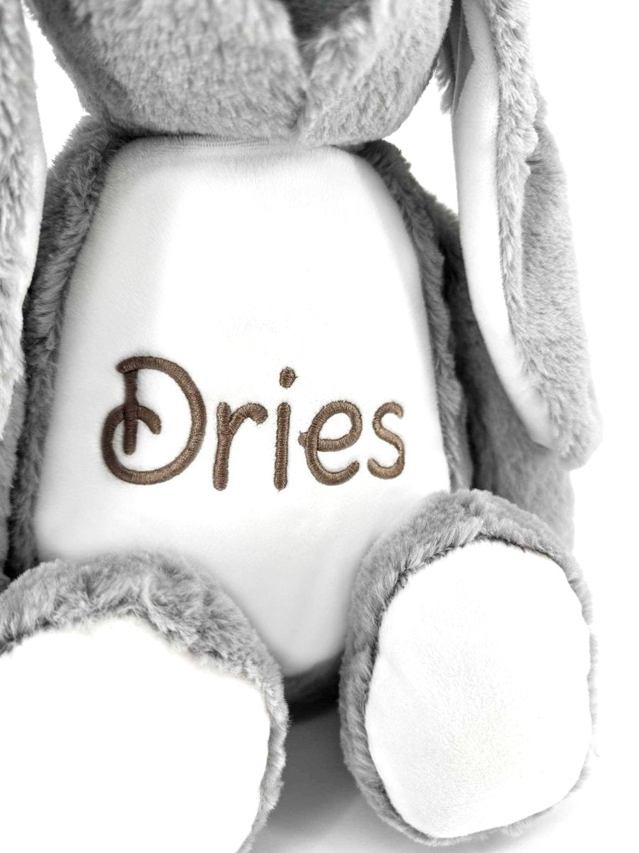 Knuffelkonijn met naam - velvexo