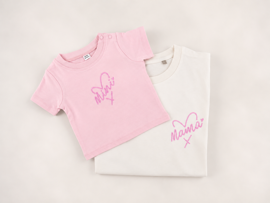 T-shirt mini & mama matching