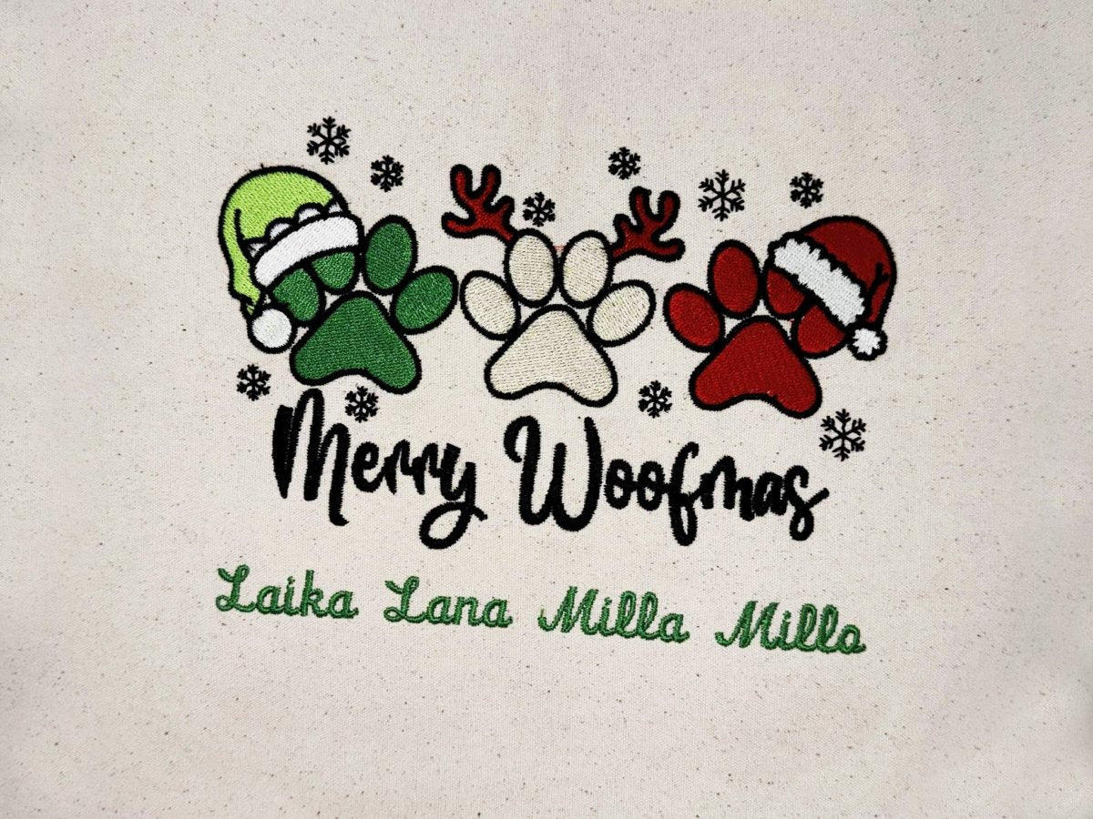 Merry Woofmas hondenkussen - velvexo