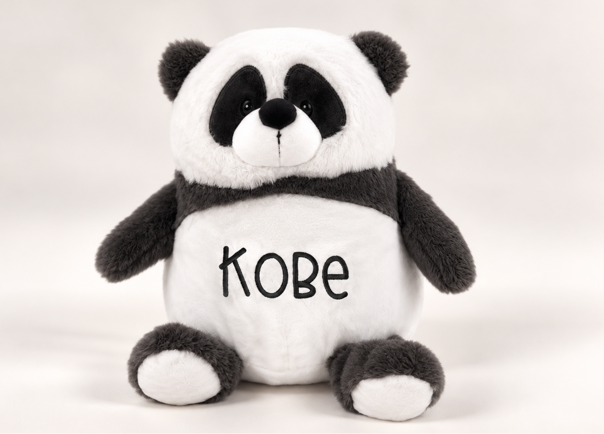 Panda knuffel met naam
