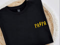 Papa T-shirt geborduurd - velvexo