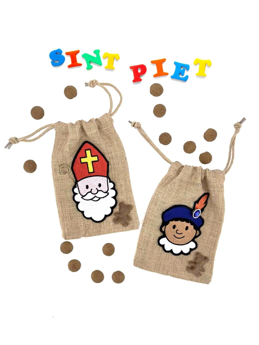 Pepernotenzakje Sinterklaas & Piet - velvexo