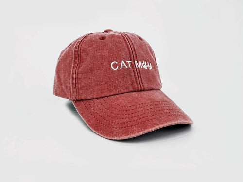 Cat Mom pet geborduurd