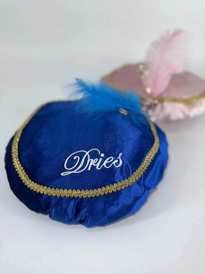 Velvet Pietenmuts Sinterklaas met naam geborduurd