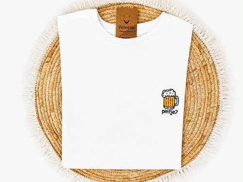 Geborduurde T-shirt Pintje?