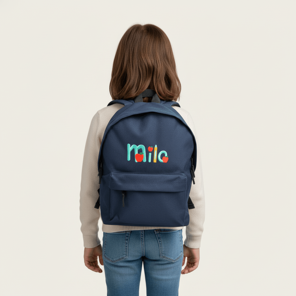 Rugzak met schoolletters - velvexo