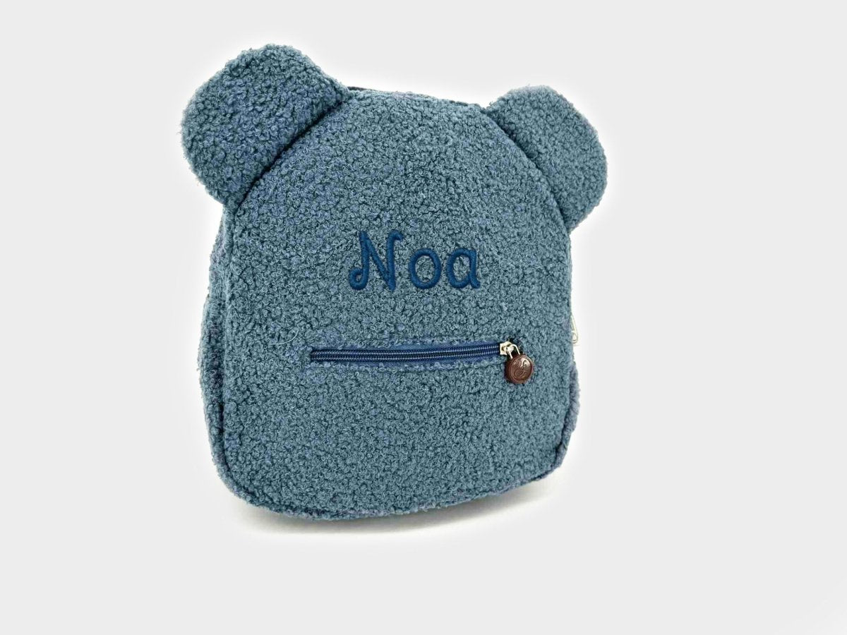 Rugzakje teddy blauw - velvexo