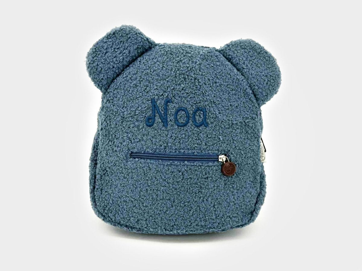 Rugzakje teddy blauw - velvexo