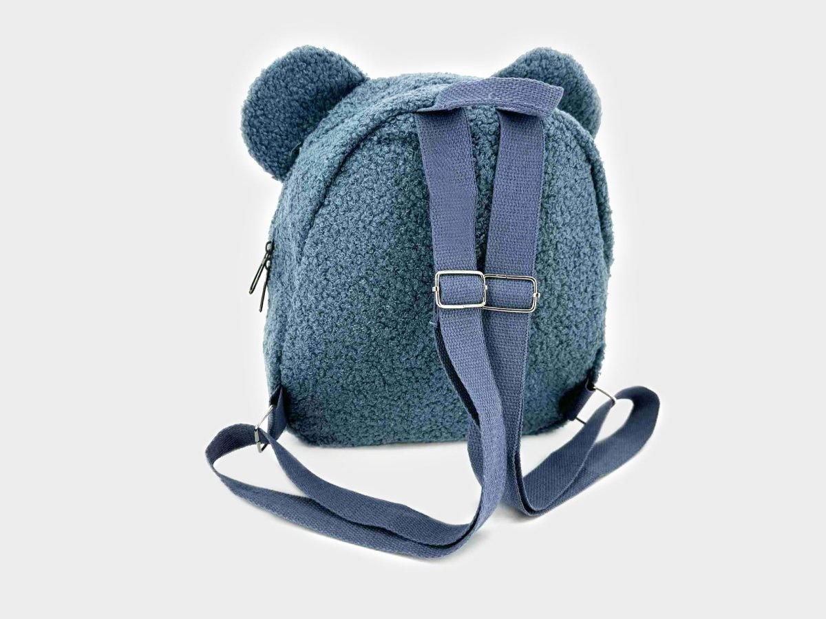 Rugzakje teddy blauw - velvexo