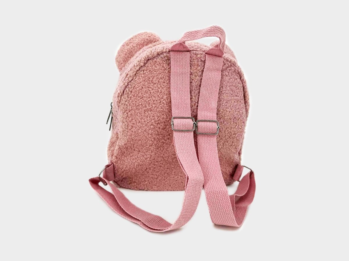 Rugzakje teddy roze - velvexo